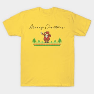 Christmas Dabbing - Knitted Santa Claus 1 T-Shirt